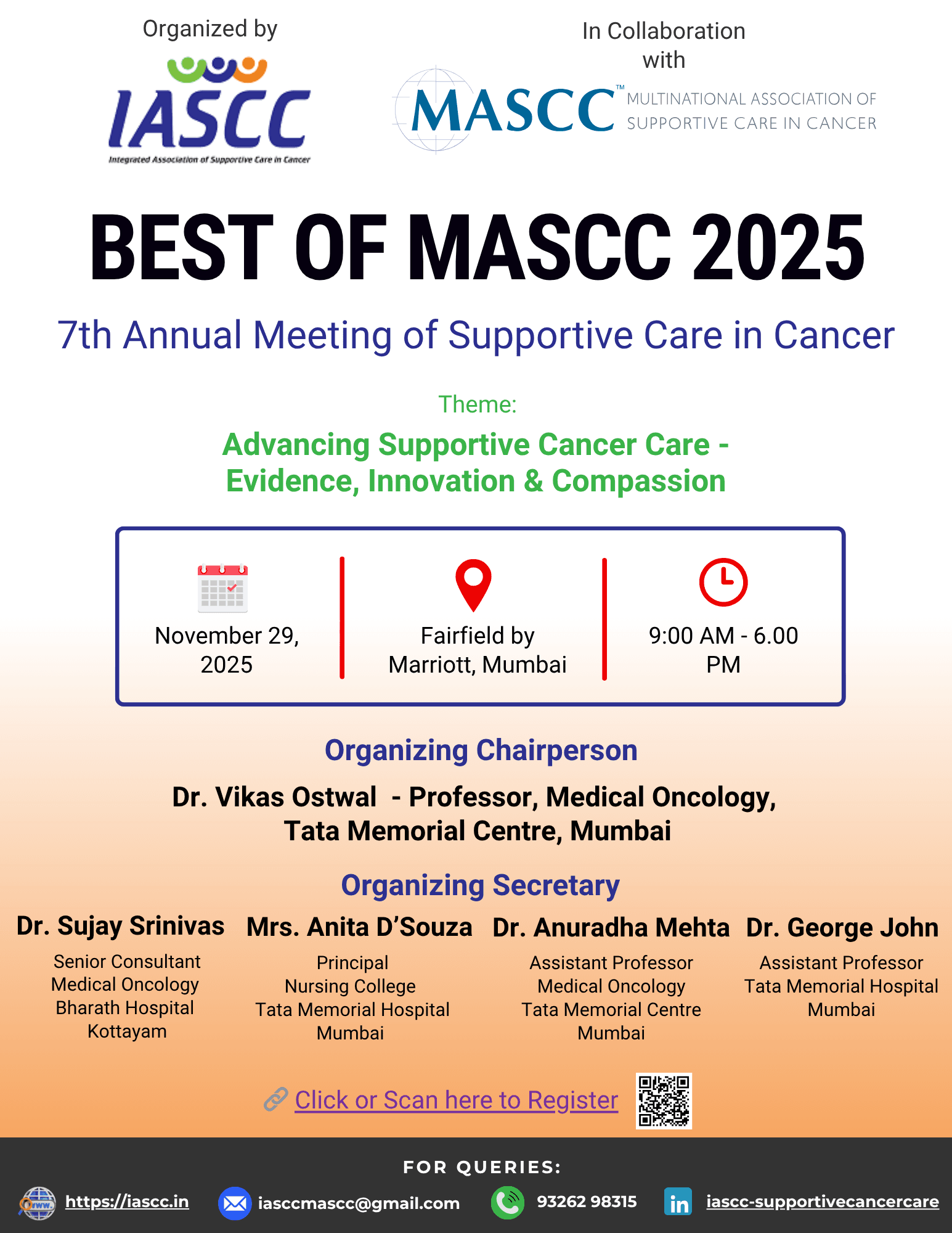 Best of MASCC 2025 β 7th Annual Meeting of Supportive Care in Cancer